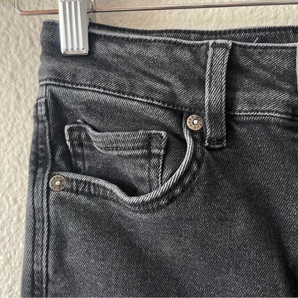 Free People We The Free Jeggings Jeans Women’s 25 Black Stretch Cropped Raw Hem - Picture 7 of 16